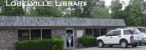 Old Lobelville Library building